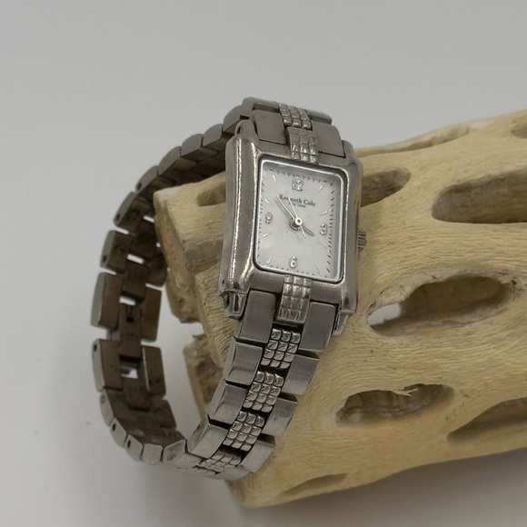 Kenneth Cole New York Silver Rectangular Watch - Picture 5 of 8